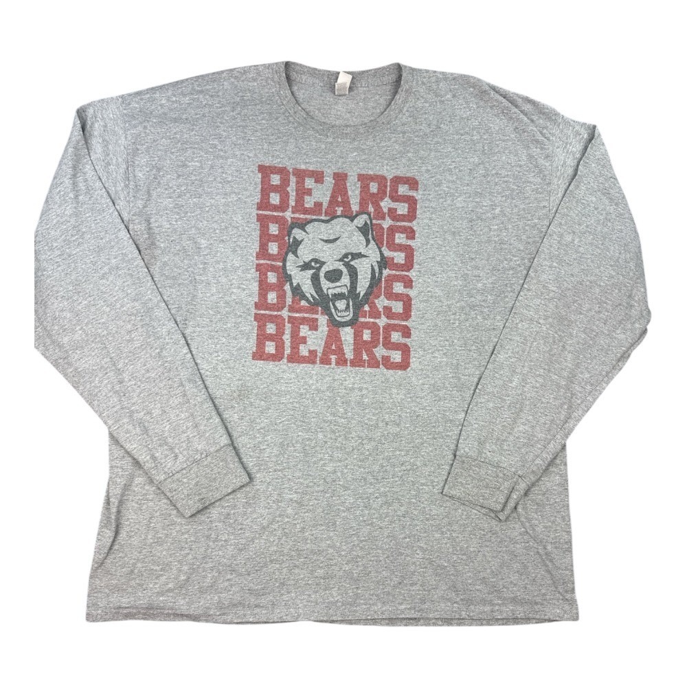 Missouri State University Bears Proud Mascot Long Sleeve T-Shirt Ash Gray 2XL